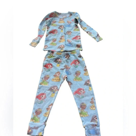 Monica and Andy‎ x Disney 2 Piece Disney Princess PJs - Picture 1 of 7